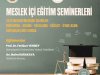 Meslekiçi Eğitim Semineri Düzenlenecek