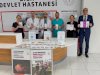 Devlet Hastanesi’nde stant kurularak broşür dağıtıldı
