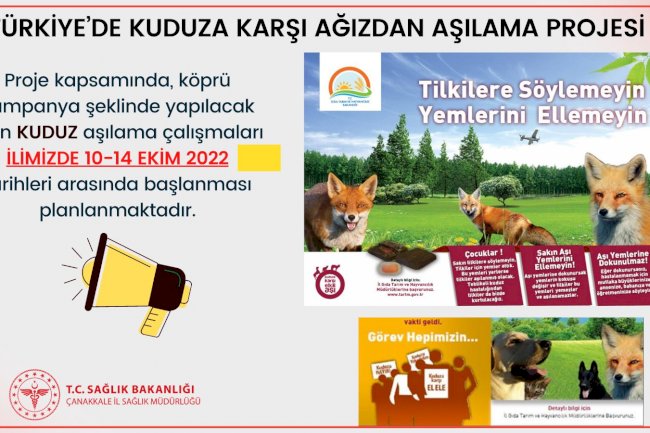 Çanakkalelilere önemli uyarı  “DOKUNMAYIN VE TEMAS ETMEYİN!!!”