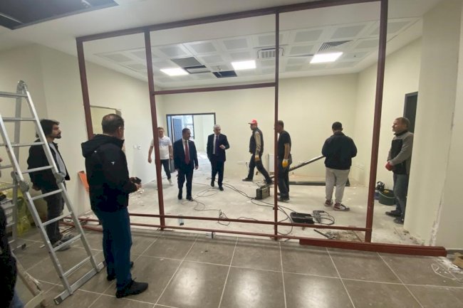 Vali Aktaş emniyet binasını inceledi 