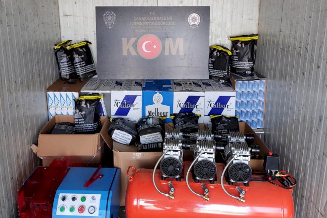 Operasyonda 167 bin 800 makaron ele geçirildi (10.11.2022)