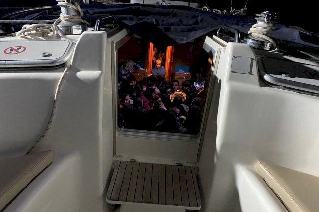 87 düzensiz göçmen yakalandı 