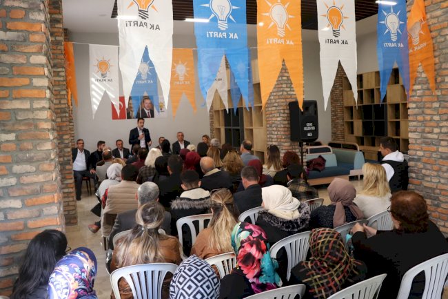 AK PARTİ HEYETİ EZİNE’DEYDİ “AK KADROLARIMIZLA ADIM ADIM ÇANAKKALE'Yİ ARŞINLIYORUZ”