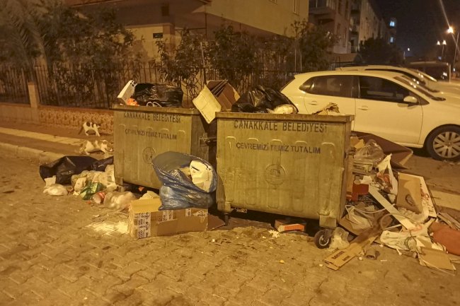 Çanakkalelilerin çöp isyanı 