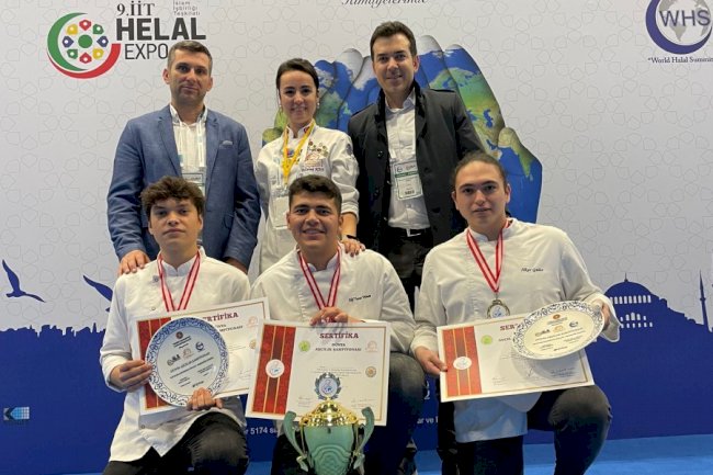 Genç aşçılardan altın madalya 