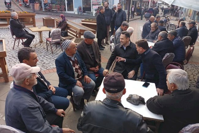 Lapseki’de AK Parti’ye yoğun sevgi seli…