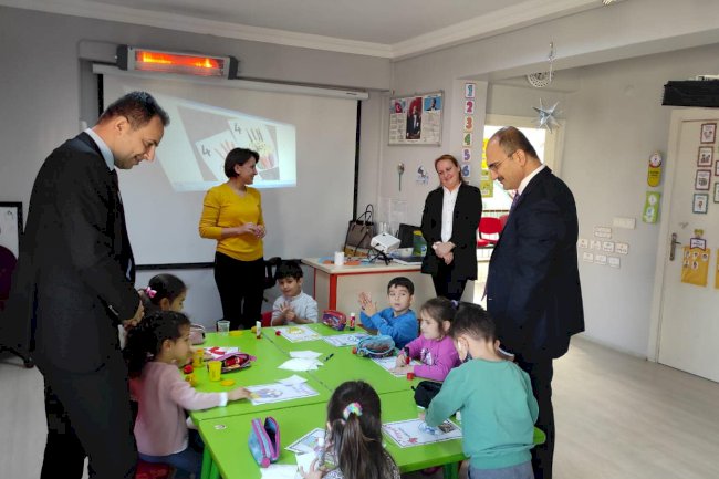 Abacı, miniklerle buluştu
