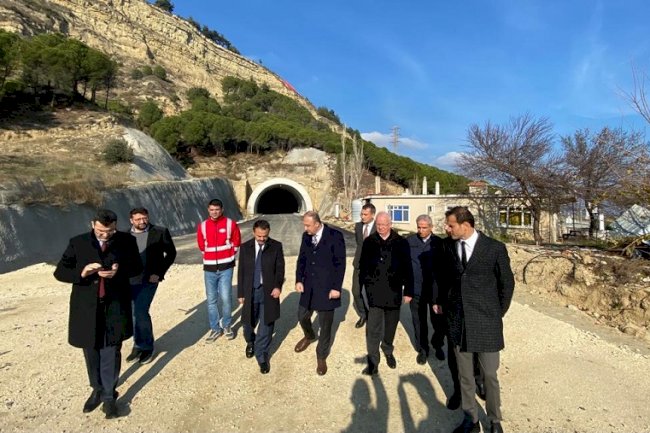 Vali Aktaş tünelleri inceledi