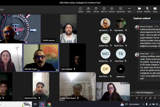 Gelibolu MYO’da Liman İşletmeciliği Kariyer Söyleşisi Yapıldı
