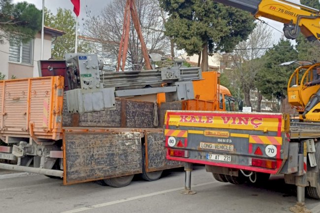 Biga Myo’ya Makine Desteği  Sağlandı 