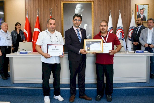 Buluş Fuarında Başarı Kazanan ÇOMÜ’lü buluşçulara ödülleri verildi
