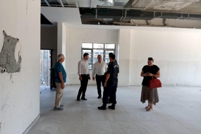Oruçoğlu okul yapımını inceledi