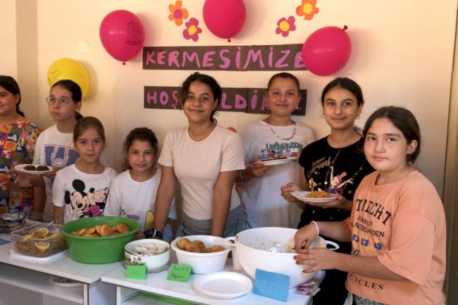 Kur’an Kursunda kermes etkinliği yapıldı