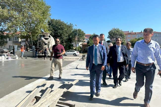 Aktaş çalışmaları yerinde inceledi