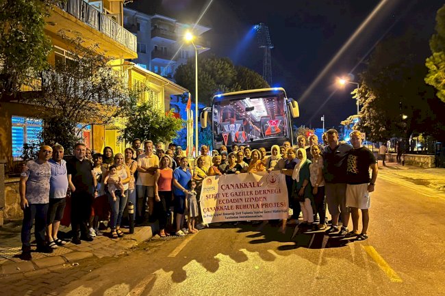 Şehit ve Gazi aileleri, ‘’Ecdadın İzinden Çanakkale Ruhuyla’’ Antalya’ya gitti