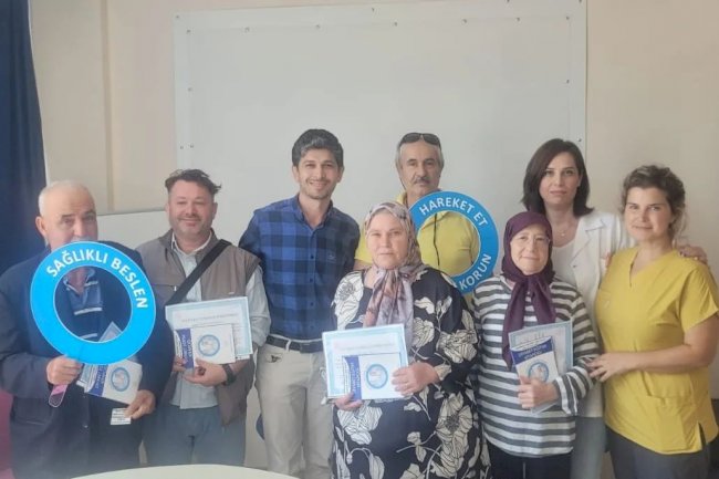 Diyabet okulu eğitimi tamamlandı