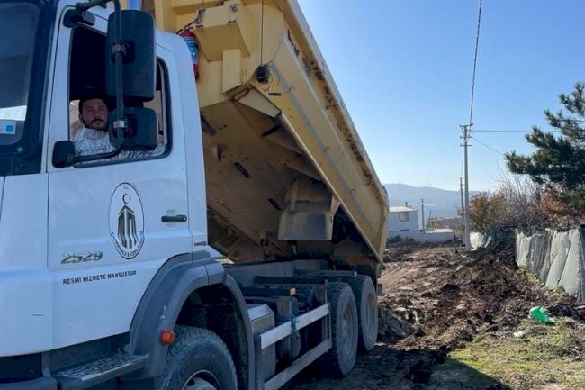 Köylerde yollar onarılıyor