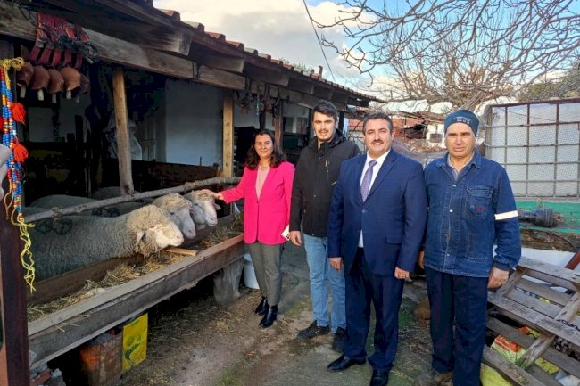 Türkarslan, üretici Ahmet Tutuş'u tebrik etti