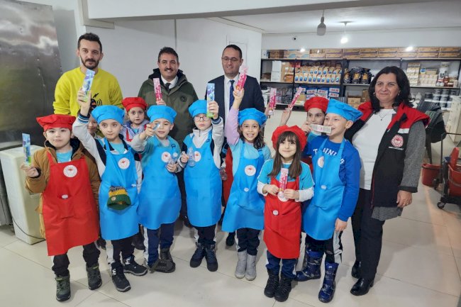 Balıklıçeşme ilkokulun’da israfa dikkat çekildi