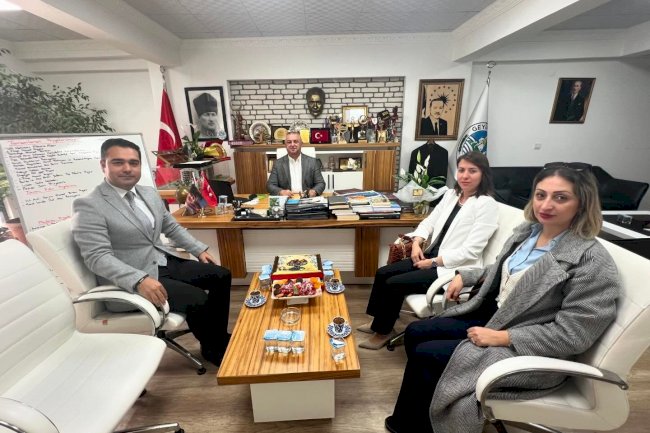 Halk Eğitim Müdüründen Başkan Oruçoğlu’na ziyaret