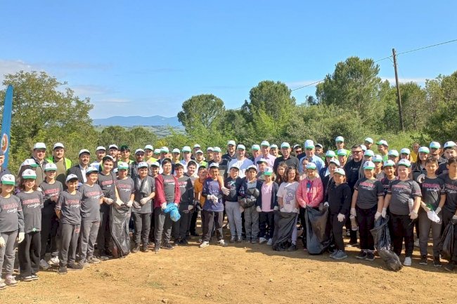 Bayramiç’te çevre temizliği