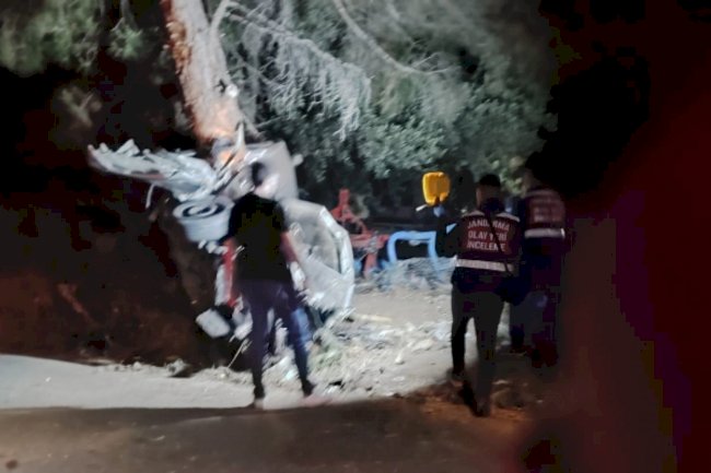 TRAFİK KAZASINDA 2 KİŞİ HAYATINI KAYBETTİ