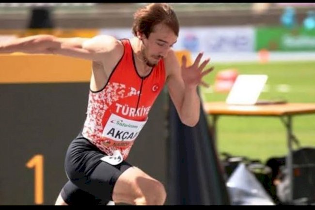 Milli sporcuya tebrik mesajı