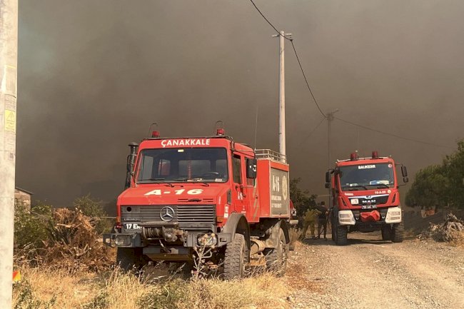 ÇÖPLÜKTE BAŞLAYAN YANGIN ORMANA SIÇRADI