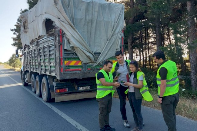 Sürücüler broşürlerle uyarıldı