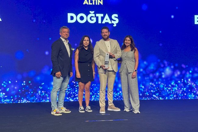 Doğtaş, altın ödülünün sahibi oldu