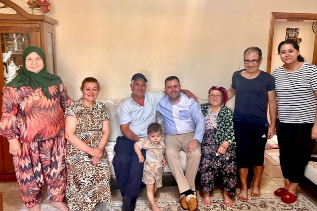 Başkan Yüksel’den çat kapı ziyaret