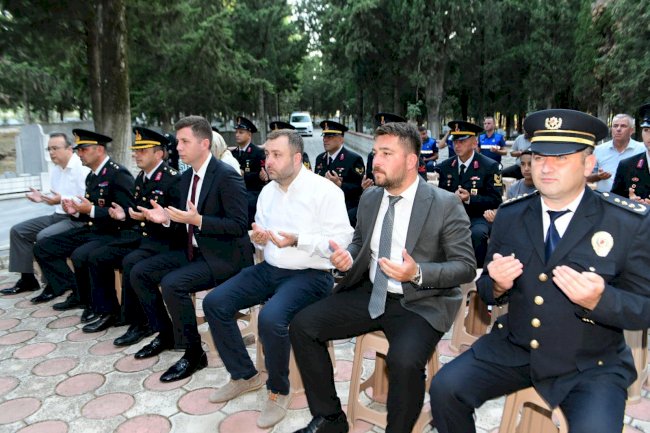 Şehitler için dua edildi