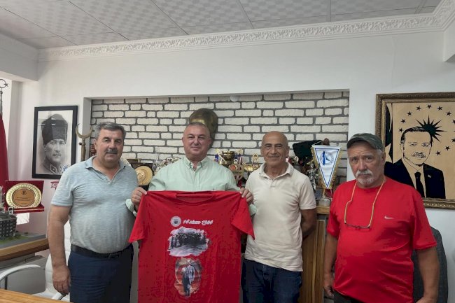 Başkan Oruçoğlu’na ziyaretçi akını