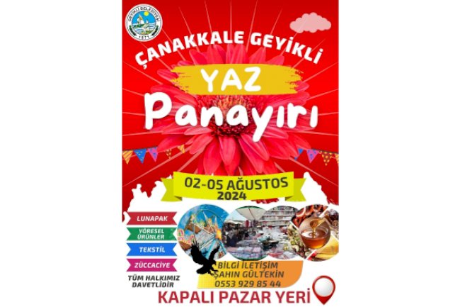 Geyikli Yaz Panayırı 2 Ağustos’ta başlıyor