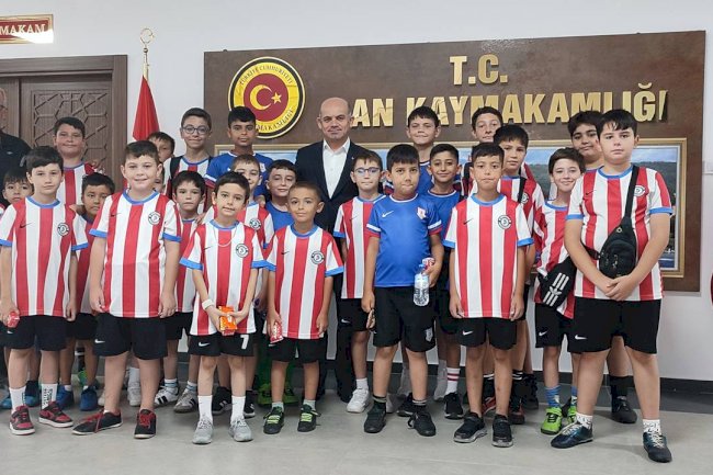 Kaymakam Nebioğlu genç sporcularla buluştu