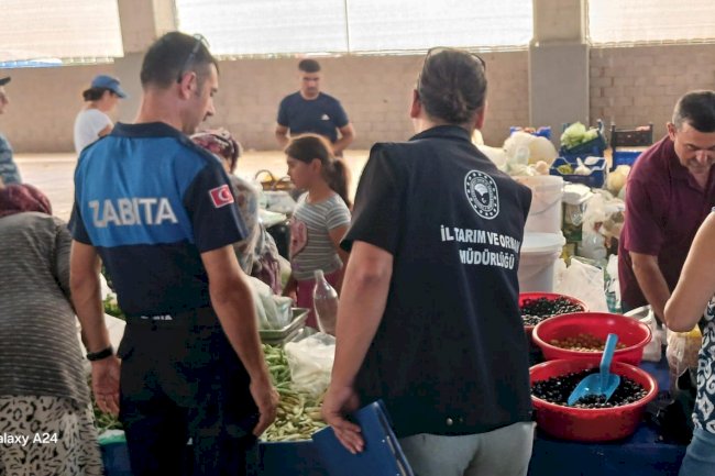 Kapalı Pazar Yeri, Güvenilir Gıda İçin Denetlendi