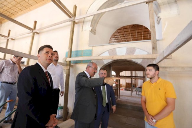 Vali Ömer Toraman, Ulu Camii Restorasyon Çalışmalarını İnceledi
