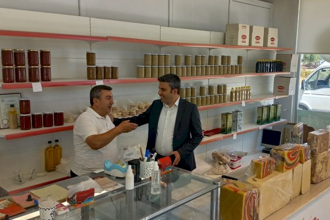 Kaymakam Emrah Bütün, Helva Üreticilerini Ziyaret Etti