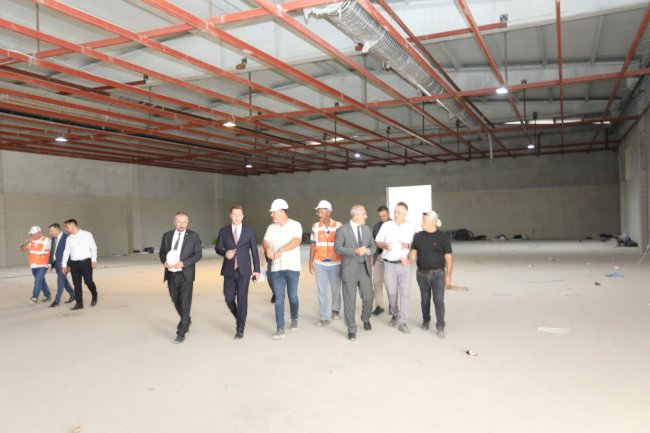 Vali Toraman, Organize Sanayi Bölgesi’ndeki İnşaat Çalışmalarını İnceledi