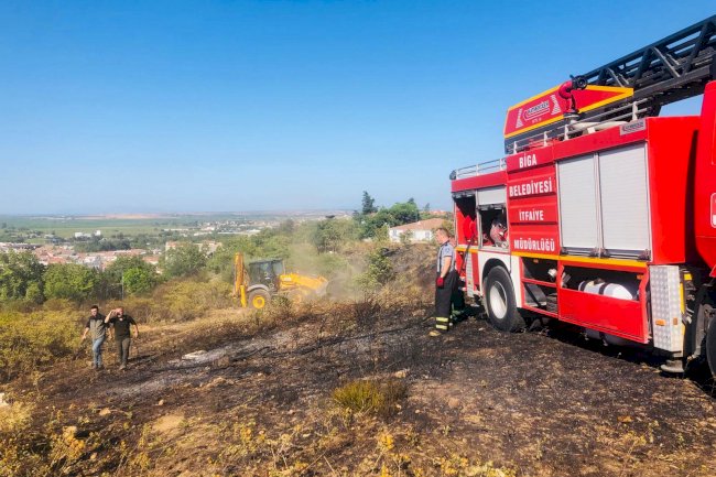 Ekiplerin müdahalesiyle yangın söndürüldü