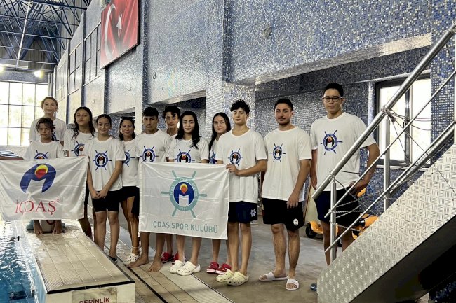 İÇDAŞ Spor Kulübü yüzücüleri büyük başarı elde etti
