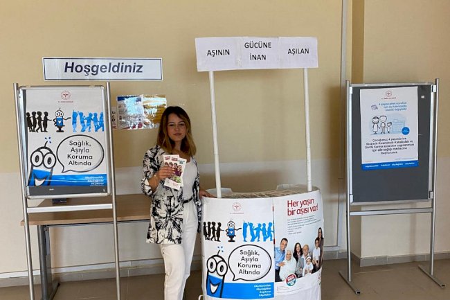 İLÇE SAĞLIK MÜDÜRLÜĞÜ'NDEN AŞI EĞİTİMİ