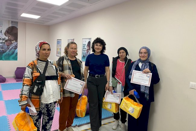 Ezine’de 30–40 haftalık gebelere eğitim verildi