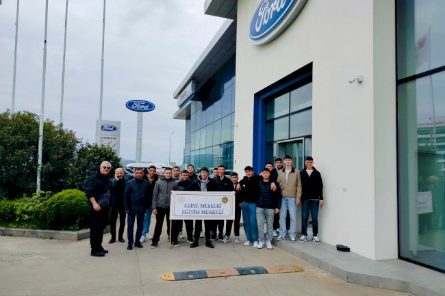 Ezine MEM Öğrencileri Otomotiv Sektörünü Yerinde İnceledi
