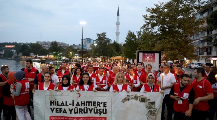 “Hilal-i Ahmer’a Vefa Yürüyüşü”