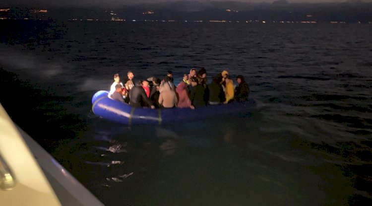 34 düzensiz göçmen kurtarıldı