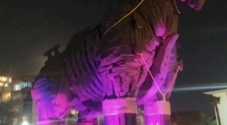 Pembe ışıkla aydınlatıldı (13.10.2022)