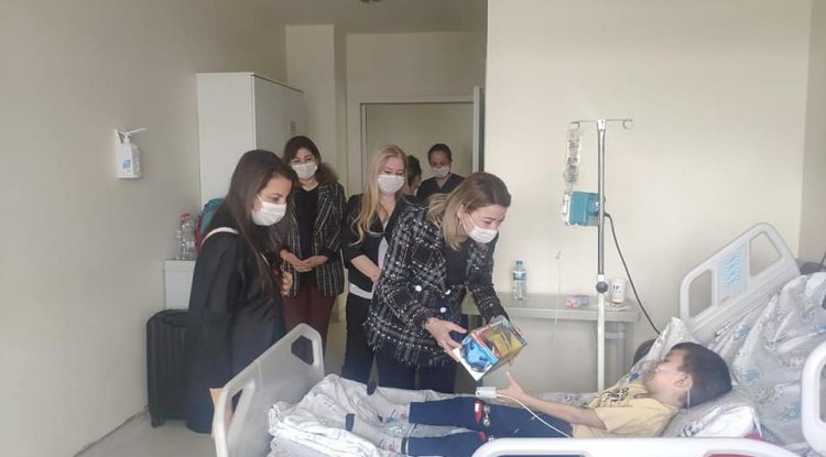 AK Parti’den hastane ziyareti 