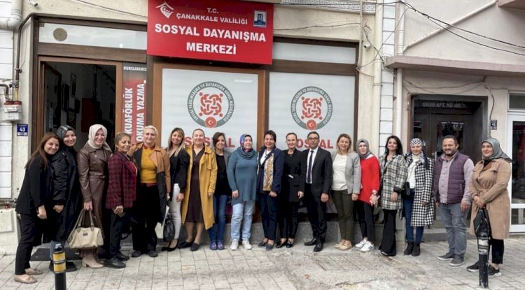 Kursiyerlerle buluştu 