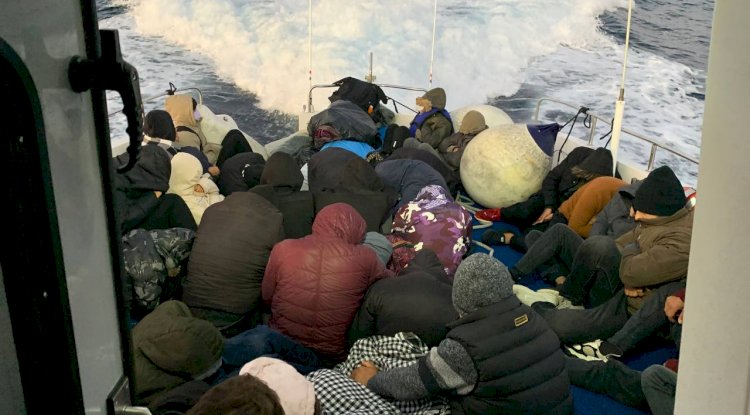 42 düzensiz göçmen kurtarıldı 